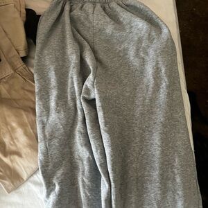 Grey sweatpants